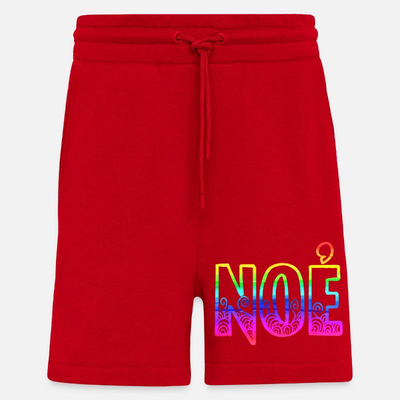 noe rs regenbogen - Shorts - made by SPREAD - Rot
