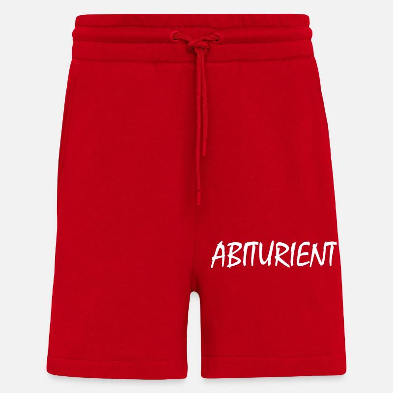 abiturient - Shorts - made by SPREAD - Rot