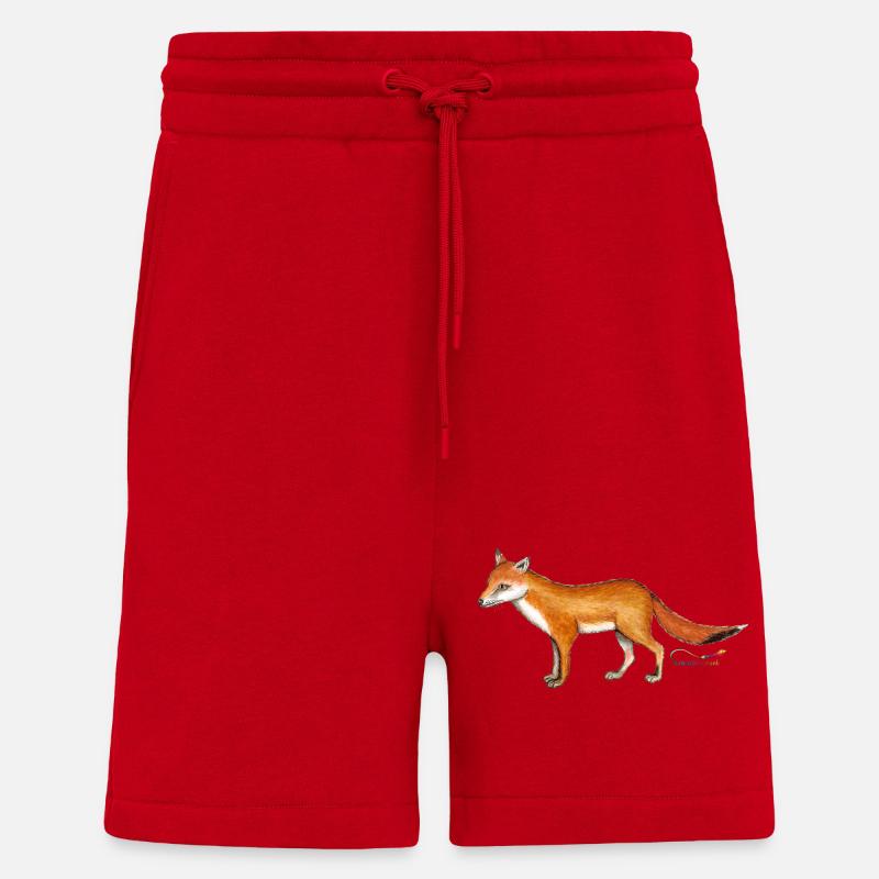 Fuchs (Vulpes vulpes) - Shorts - made by SPREAD - Rot