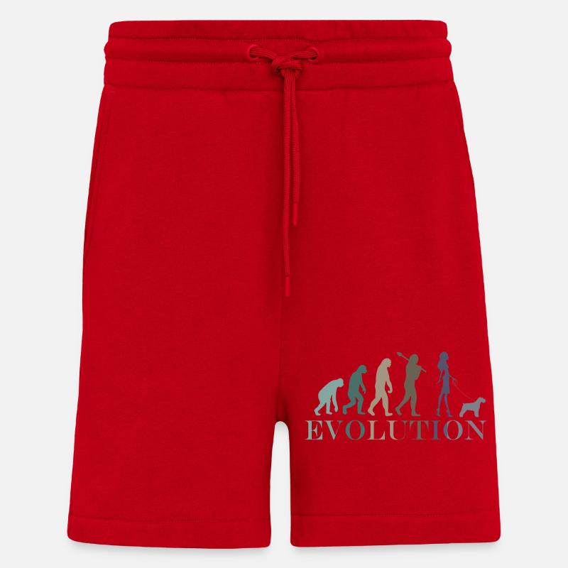 Schnauzer Evolution Frau - Shorts - made by SPREAD - Rot