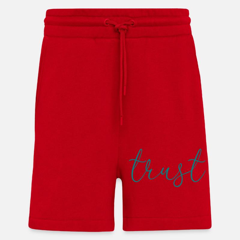 vertrauen - Shorts - made by SPREAD - Rot