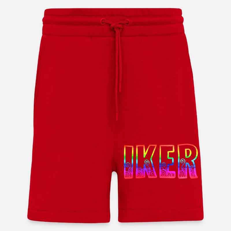 Iker RS Rainbow - Shorts - made by SPREAD - red