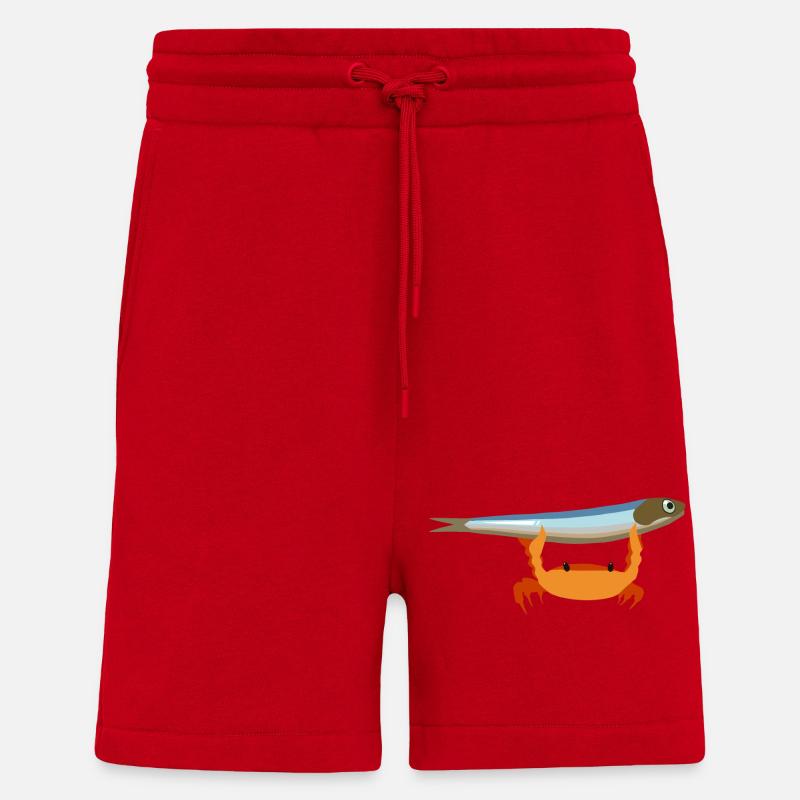 Stolze Krabbe - Shorts - made by SPREAD - Rot