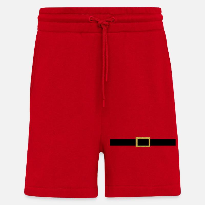 Weihnachtsmann Gürtel - Shorts - made by SPREAD - Rot