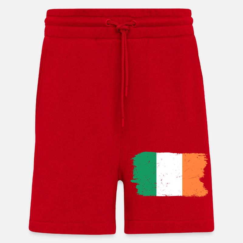 Pinselstriche der niederländischen Flagge - Shorts - made by SPREAD - Rot