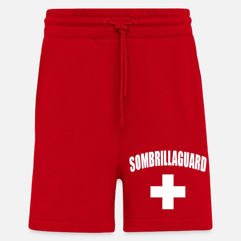 Wachschirm, Rettungsschwimmer - Shorts - made by SPREAD - Rot