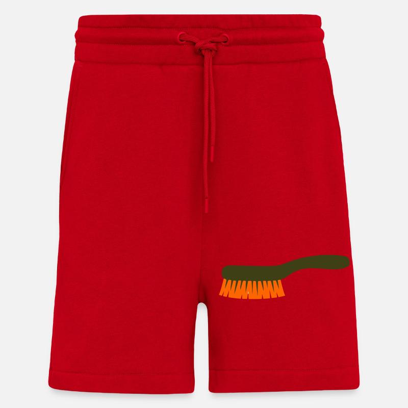 Pilzbürste Werkzeug Sammler - Shorts - made by SPREAD - Rot