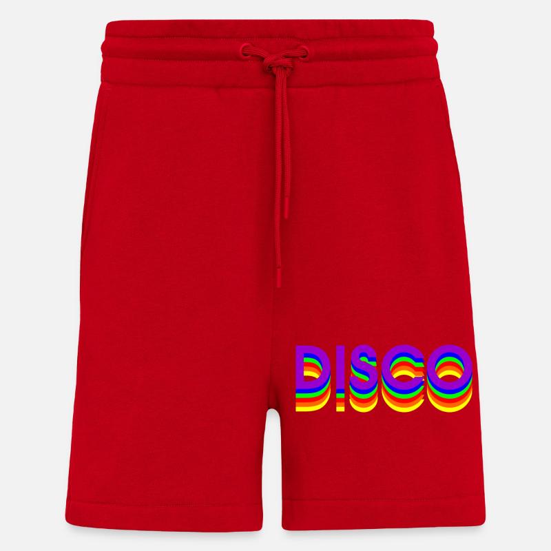 80s DISCO DANCE - Shorts - made by SPREAD - red