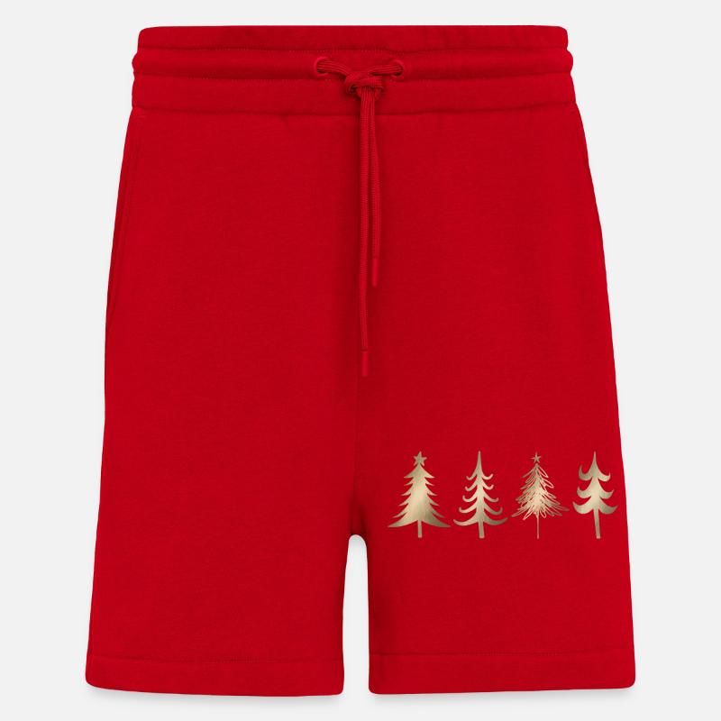 Fir tree - Shorts - made by SPREAD - red