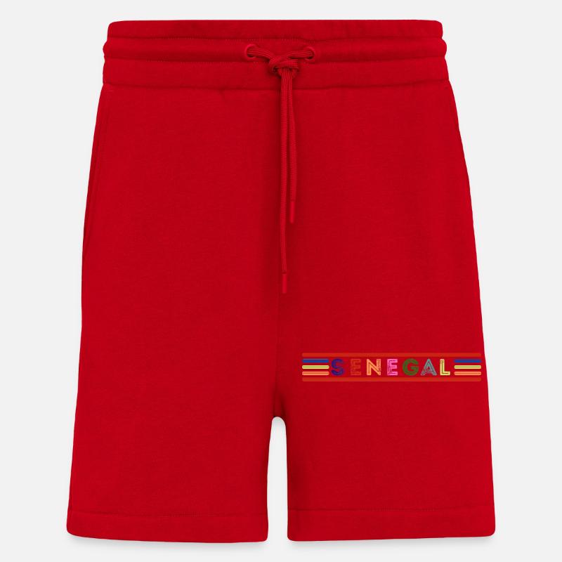 Senegal - Shorts - made by SPREAD - Rot