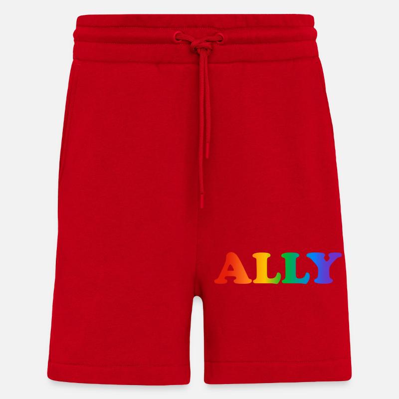 Gay Pride Verbündeter - Shorts - made by SPREAD - Rot
