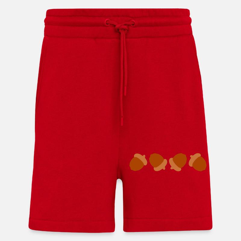 Eicheln - Shorts - made by SPREAD - Rot