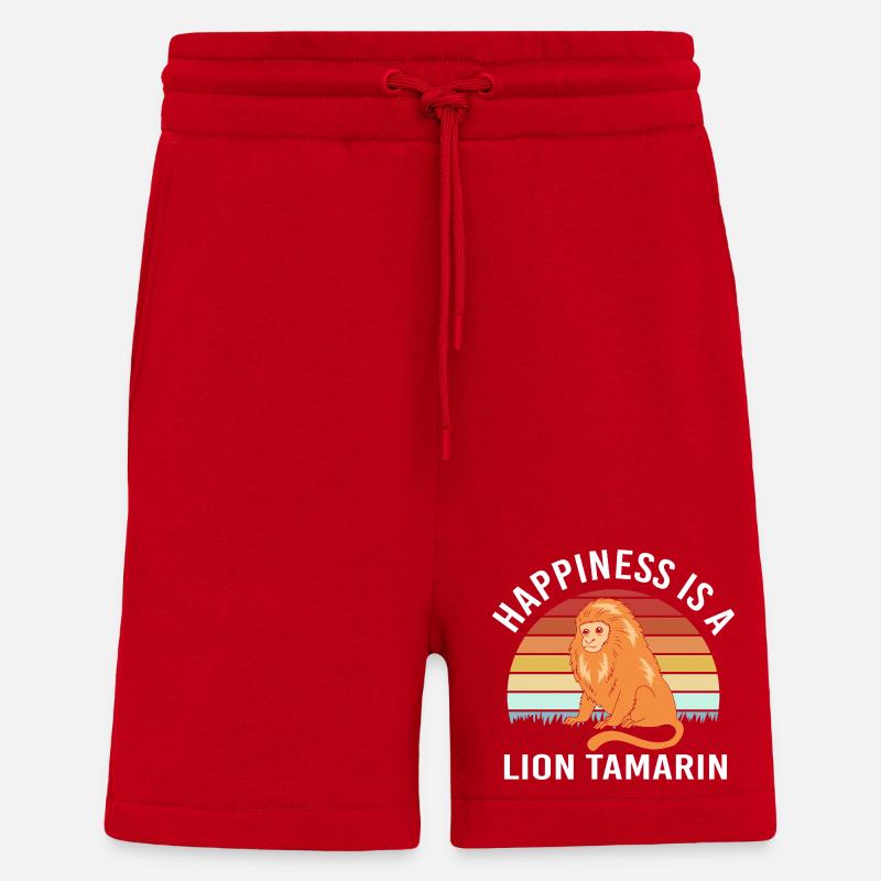 Tamarin Affe - Shorts - made by SPREAD - Rot