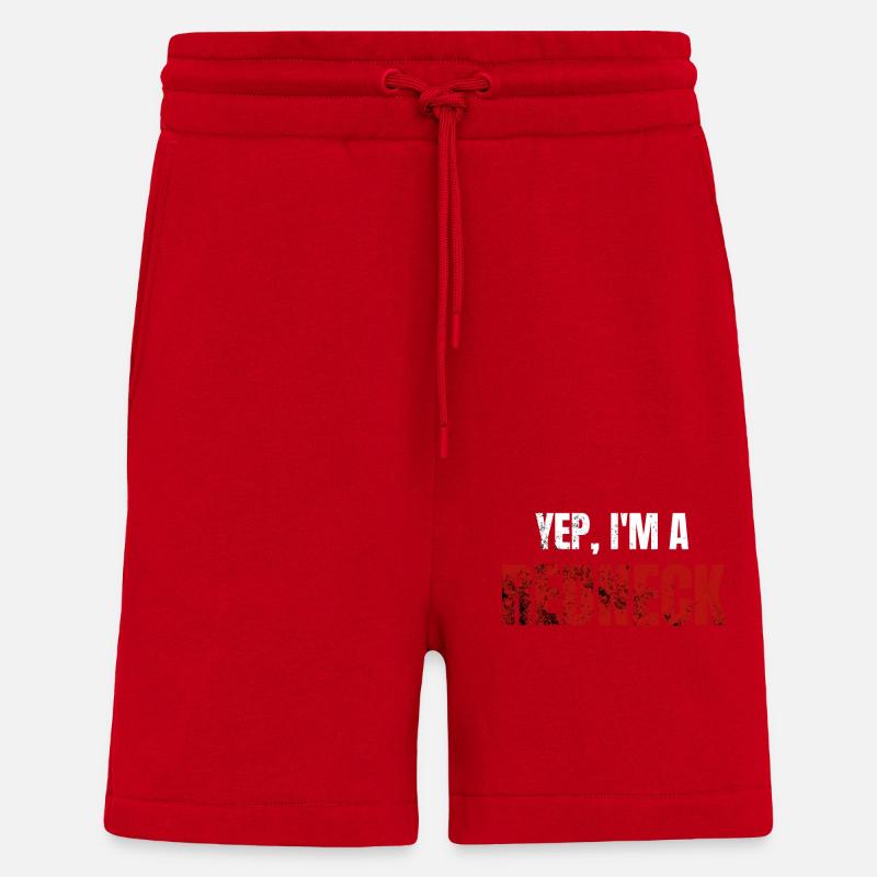 Redneck Sprüche - Shorts - made by SPREAD - Rot