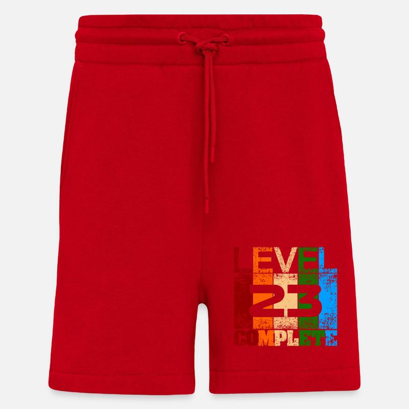 Finally I'm 23 - Shorts - made by SPREAD - red
