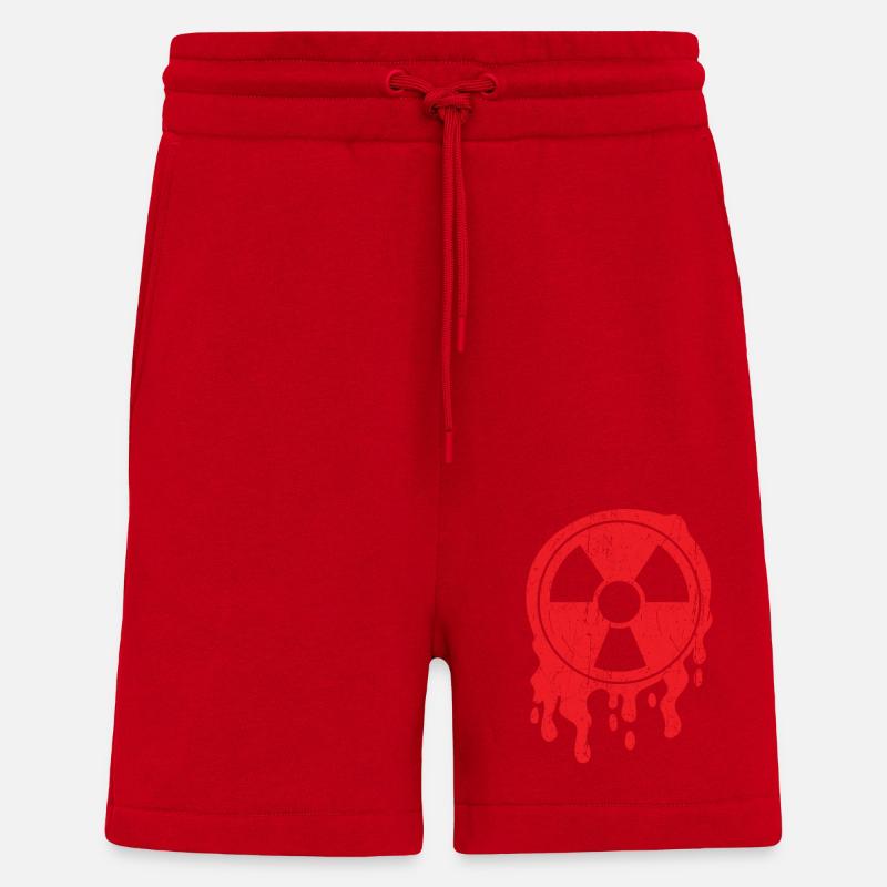 Radioactive - Shorts - made by SPREAD - red