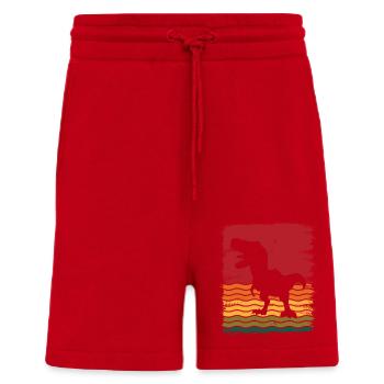 T-Rex - Shorts - made by SPREAD - Rot - Vorne