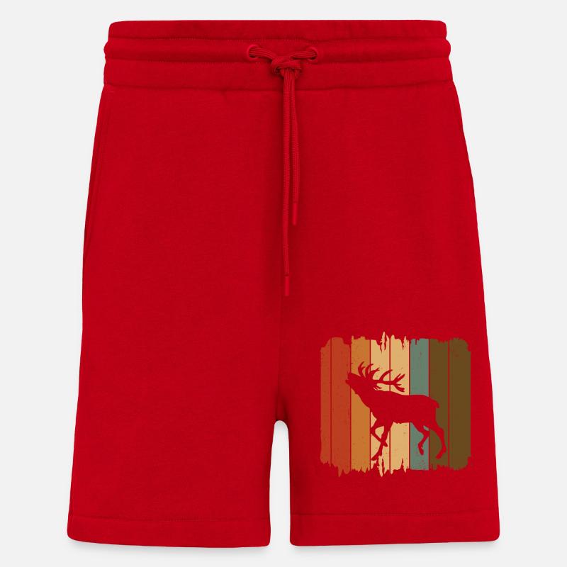 Hirsch - Shorts - made by SPREAD - Rot