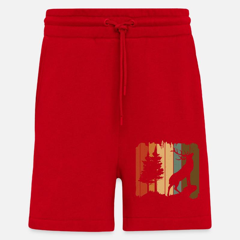 Hirsch - Shorts - made by SPREAD - Rot