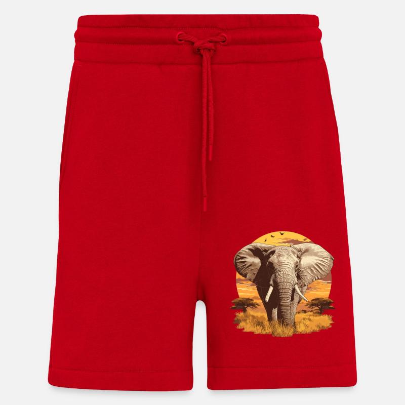 Elefanten Elefant - Shorts - made by SPREAD - Rot