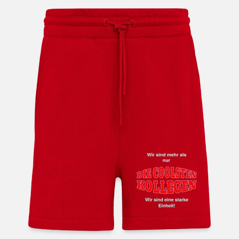 Gemeinsam Stark – starke Einheit - Shorts - made by SPREAD - Rot