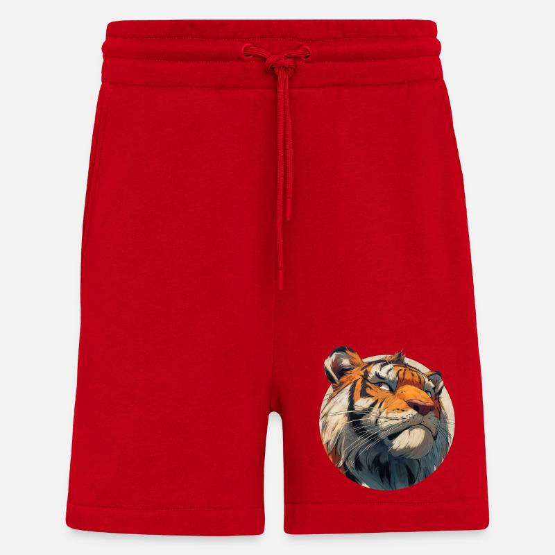 Niedlicher Tiger - Shorts - made by SPREAD - Rot