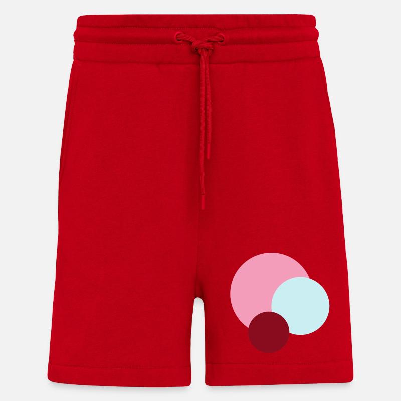 Planets in Pink Universe - Shorts - made by SPREAD - red