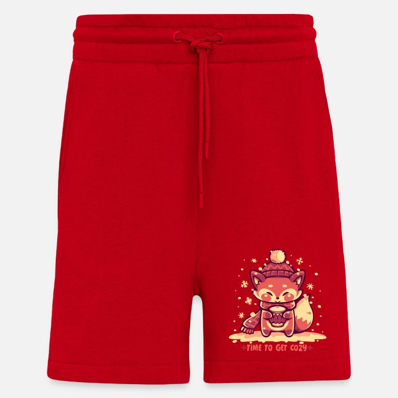 Zeit, es gemütlich zu machen - Shorts - made by SPREAD - Rot