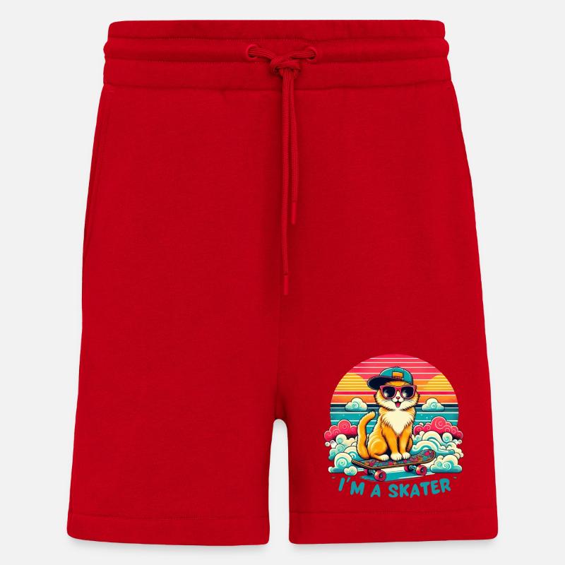 Ich bin ein Skater - Shorts - made by SPREAD - Rot