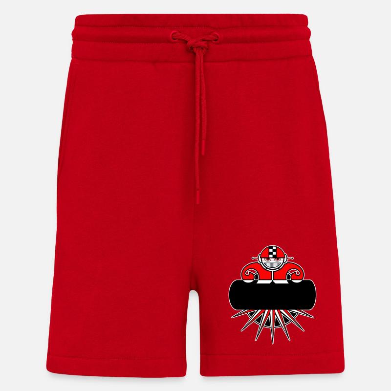 Customizable Stylized Robot - Shorts - made by SPREAD - red