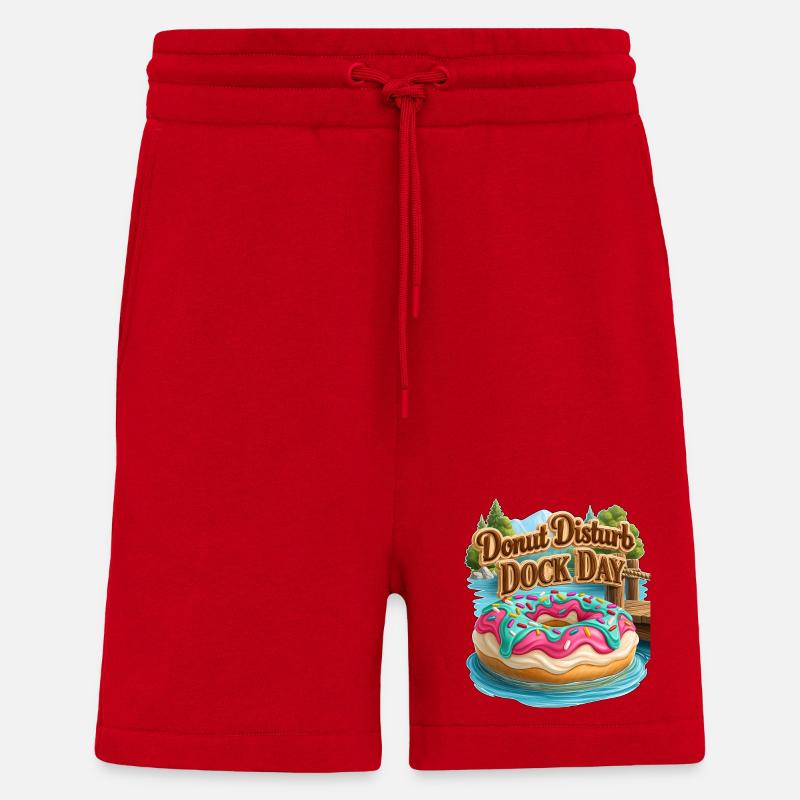 Donut Disturb Dock Day - Shorts - made by SPREAD - red