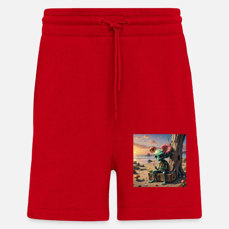 Chilling Alien - Shorts - made by SPREAD - Rot