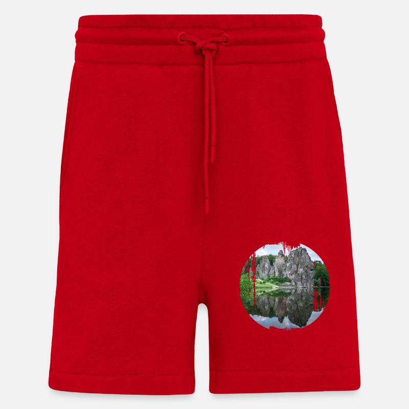 externsteine - Shorts - made by SPREAD - Rot