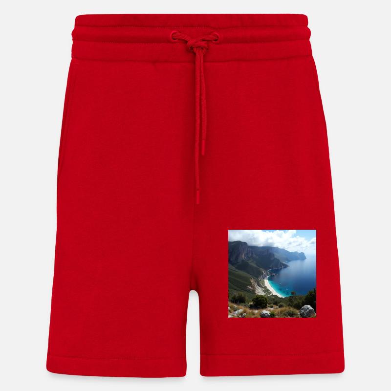 Landschaft - Shorts - made by SPREAD - Rot
