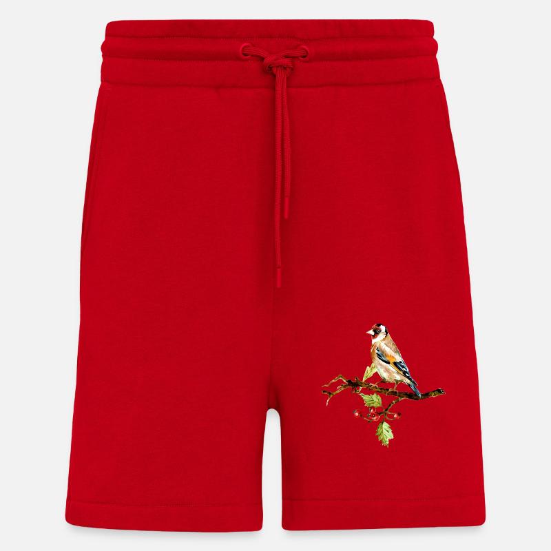 Bunter Vogel - Shorts - made by SPREAD - Rot