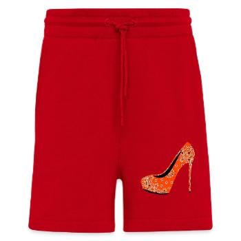 High-heeled shoe - Shorts - made by SPREAD - red - Front
