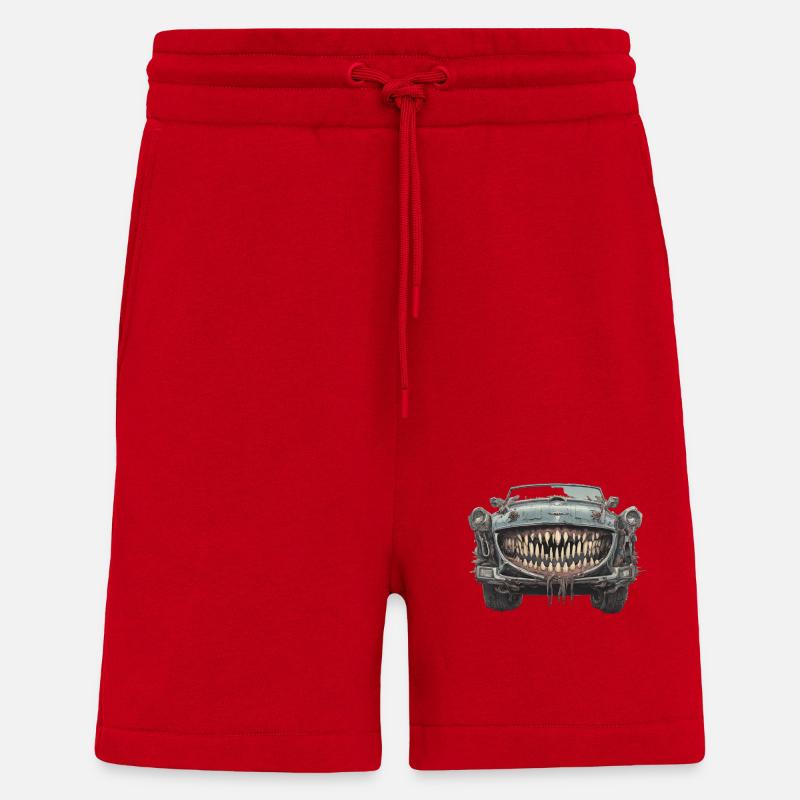 das Höllenauto - Shorts - made by SPREAD - Rot