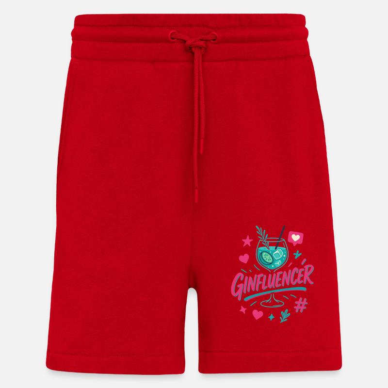 Ginfluencer - Shorts - made by SPREAD - Rot