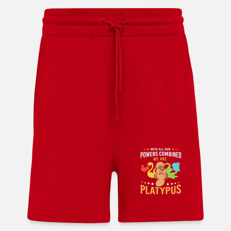 Schnabeltier - Shorts - made by SPREAD - Rot