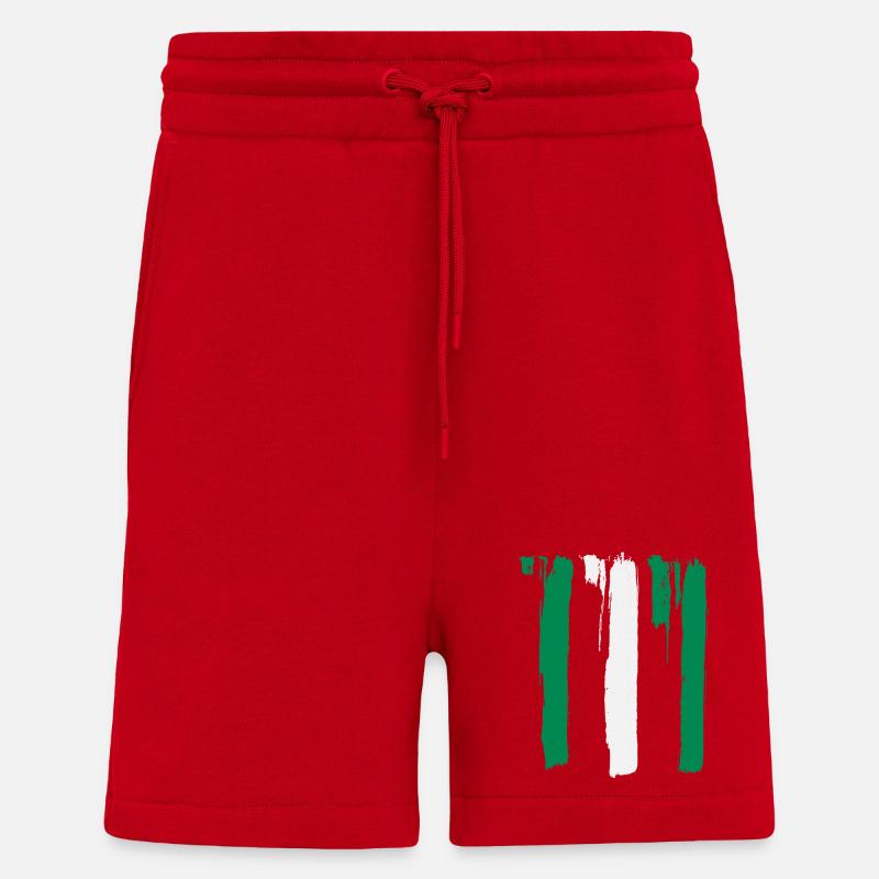 Nigeria Flagge - Shorts - made by SPREAD - Rot