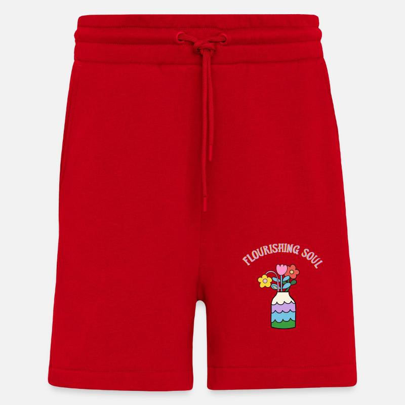 Blossoming Soul - Gift Idea - Gift - Shorts - made by SPREAD - red