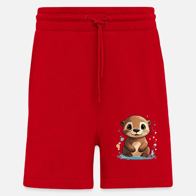 Baby Otter - Shorts - made by SPREAD - red