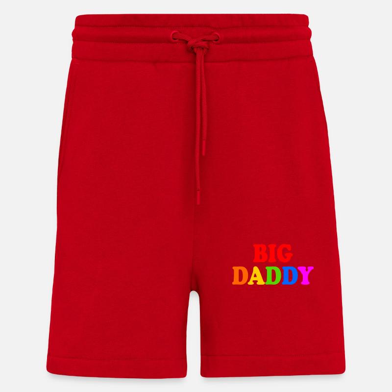 Big daddy - Short bio décontracté fabriqué en UE - rouge