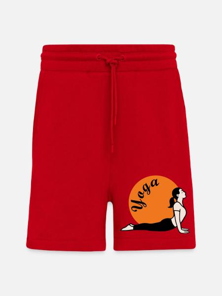 Yoga Love - Shorts - made by SPREAD - Rot