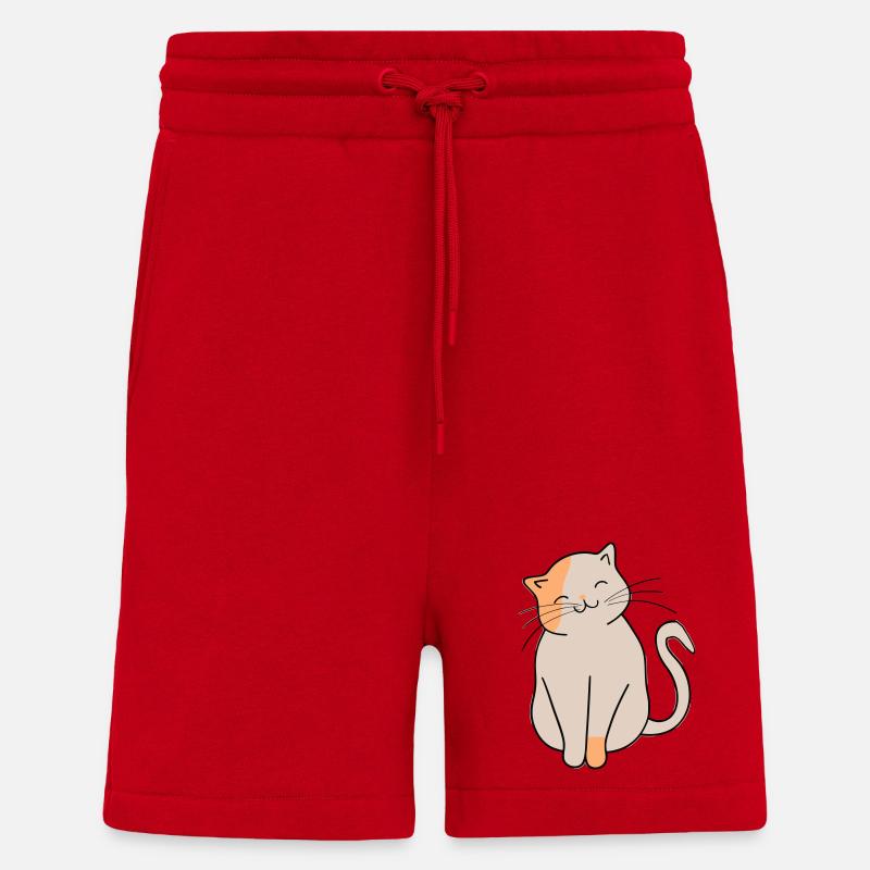 Katze - Shorts - made by SPREAD - Rot