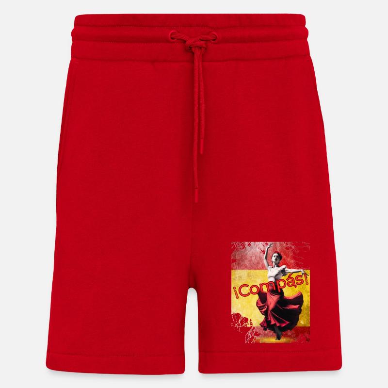 Flamenco Dancer Compás - Shorts - made by SPREAD - red