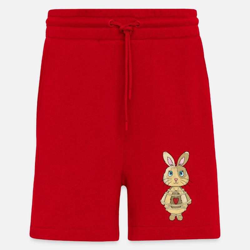 Seil-Hase - Shorts - made by SPREAD - Rot