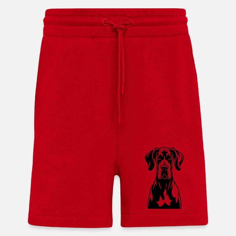 Dogge Frontal - Shorts - made by SPREAD - Rot