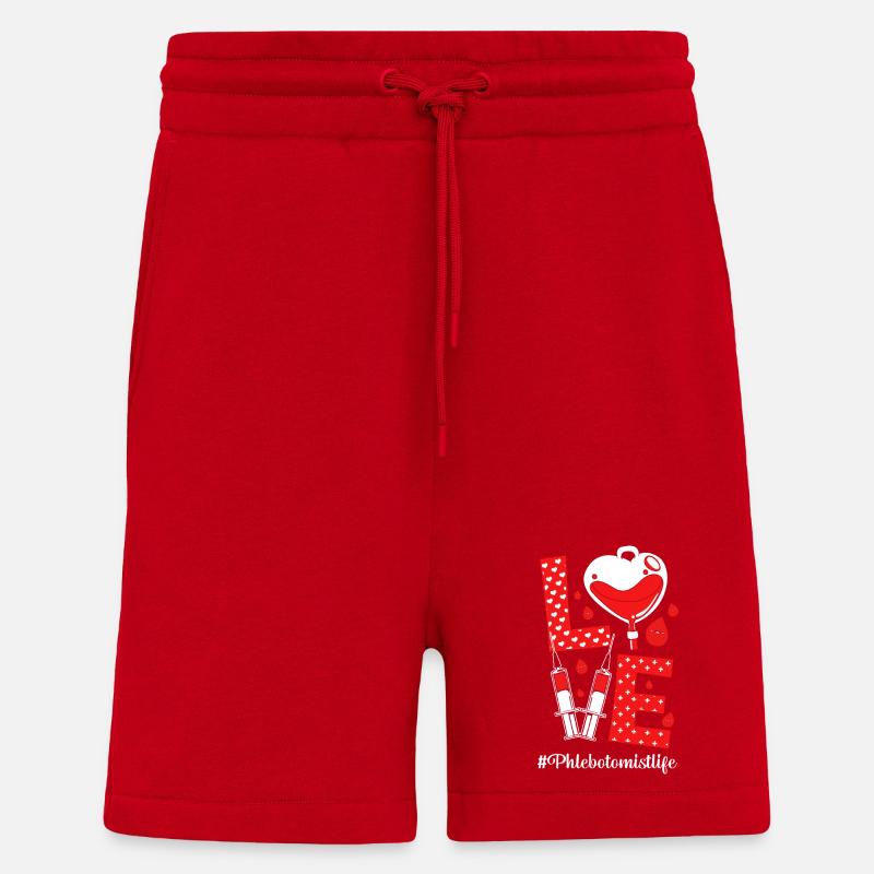 Blutspende Blut Blutspender - Shorts - made by SPREAD - Rot