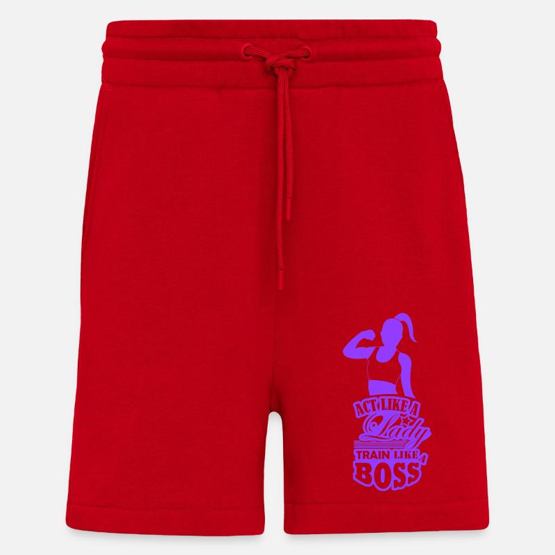 Lady train like a 001 - Shorts - made by SPREAD - Rot